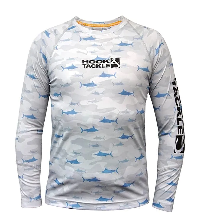 Youth Camo Billfish UV Fishing Shirt (8-20)